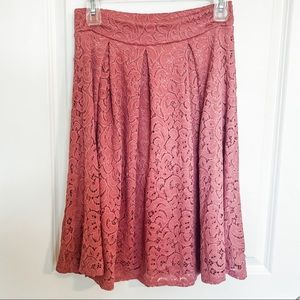 A Line Mauve Skirt